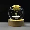 Venda direta da fábrica bola de cristal logotipo gravado padrão interno gravado decoração estrela criativa presente ornamentos de bola de cristal branco
