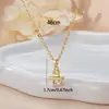Luochen Transfronterizo Más Vendido Símbolo de Amor Eterno de Pareja Romántica Colgante de Collar con Corazón de Circonita Cadena para Clavícula de Regalo