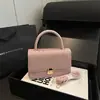 Bolso tejido de color liso, minimalista, superventas transfronterizo, bolso pequeño cuadrado para el hombro, bolso cruzado nuevo para mujer, moderno y elegante