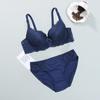 Nueva Ropa Interior Sexy de Encaje de Comercio Exterior para Mujer, Ajustable, con Realce, Accesorio, Set de Brasier Transpirable