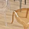Silla Acrílica de Comercio Exterior Silla Transparente de Palacio Silla con Respaldo Mesa y Silla Sencillas Silla de Boda para Auditorio de Banquetes de Hotel