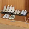 Armário de sapatos com prateleiras e divisórias, armário organizador, prateleira retrátil dentro do armário, organizador de divisória para armário de sapatos