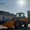 Cargador de cuatro ruedas sitio de construcción agrícola carga y descarga diésel montacargas pequeño proyecto agrícola construcción tigre de patas cortas