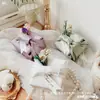 Presente casual tecido para casamento ao ar livre caixa de doces de casamento mesa de doces de noivado caixa de doces de mesa tecido Furoshiki embrulho tecido para pacote de retorno