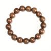 Pulsera de sándalo dorado 0.6 8mm108 cuentas de Buda sumergidas pulsera para hombre y mujer rosario joyería de puesto venta al por mayor