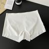 Doutrina de uso real ~ calça legging curta calça de segurança anti-corrida leve não enrola seda gelada sem costura cueca boxer bumbum de pêssego