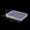 Caja Transparente Rectangular Caja de Almacenamiento Joyería Accesorios Caja de Almacenamiento de Plástico PP Caja de Empaque para Uñas Caja Pequeña de Almacenamiento para Arte con Cuentas