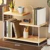 Estante de Almacenamiento de Escritorio, Portavasos de Oficina, Gabinete de Almacenamiento para Artículos Varios, Estantería Vertical Multicapa de Aspecto Elegante, Herramienta de Transformación de Estación de Trabajo