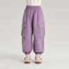 Pantalones Casuales Nuevos de Otoño 2024 para Niñas Opciones Multicolor Pantalones Cargo para Niña Momo Pantalones Jogger para Bebé Niña