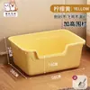 Directamente del fabricante: Bandeja de Arena para Gatos Extra Grande, Inodoro para Gatos, Antisalpicaduras, Bandeja de Arena Abierta Gigante para Gatitos, Mayoreo