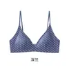 Sutiã sem fio estilo minimalista, com bojo triângulo francês, para mulheres, ultrafino, sem costura, com suporte, confortável, com alças finas e belo design nas costas