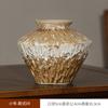 Vaso de Cerâmica Estilo Retrô Europeu para Sala de Estar Estilo de Alto Nível Vaso de Cerâmica Rústica Simples Flor Seca Arranjo de Flores Ornamentos de Flores