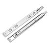 Acero laminado en frío 4515 riel para cajón de tres secciones engrosado mesa de noche Deslizador silencioso Gabinete riel triple accesorios de ferretería
