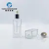 Atacado 10ml/15ml/30ml/50ml frasco quadrado de essência de canto reto conta-gotas com cabeça para cola líquida fundo quadrado espesso