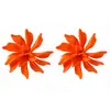 Para Pendientes Exagerados Europeos y Americanos de Pétalos Tridimensionales Multicapa, Nuevos Pendientes Florales de Resina Tejida Flor Grande de Verano, Transfronterizos