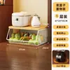 Prateleira de armazenamento para cozinha, carrinho pequeno, autoportante, multicamadas, móvel, multifuncional, para armazenar frutas e vegetais, e como prateleira de armazenamento geral