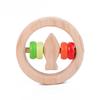 Sonaja de madera para bebé recién nacido transfronteriza de Amazon, campana de cuna, campana para agarrar con la mano, juguete relajante, lote de madera para jugar, entrega