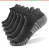 Calcetines cortos personalizados para hombre, calcetines de running de rizo grueso, calcetines de algodón tipo barco, antideslizantes, absorbe el sudor, transpirables, deportivos, suministro directo de fábrica