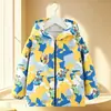 Chaqueta de invierno de plumón extragrande para niños, adecuada para niños mayores, con cremallera, diseñada tanto para niños como para niñas, que ofrece protección, impermeabilidad y resistencia a las manchas.