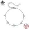 Pulsera de Plata de Ley S925 Aiful S925 Moda Corazón Circonita Joyería de Mano Diaria Joyería Versátil con Forma de Corazón para Mujer Joyería al por Mayor