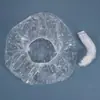Touca de banho plástica transparente descartável extra grossa de alta pressão restaurante embalagem independente Hotel Hotel à prova d'água óleo para tratamento capilar