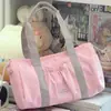 Bolsa de Viagem Curta Esportiva Yoga Transfronteiriça para Mulheres, Bolsa de Natação e Fitness de Grande Capacidade, Mochila Transversal Moderna para Viagem