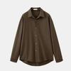 Camisa Pu Shuai de alta calidad para hombre, primavera y otoño 2020, nuevo estilo coreano, camisa holgada de color sólido, sencilla, combinable con todo, de manga larga