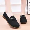 Novedad Primavera 2025 Zapatos de Lona Estilo Beans para Mujer Planos Casuales sin Cordones Zapatos para Mamás de Moda Combinan con Todo de una Sola Capa para Venta Transfronteriza