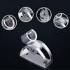 Soporte Base de Ducha de Aluminio Espacial Gancho para Cabezal de Ducha de Mano Accesorios de Ferretería para Baño Tipo de Mano Giratorio
