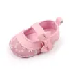 Zapatos de Primeros Pasos para Bebé Niña de Primavera y Otoño de 0-1 Año con Lazo Bordado Suela Suave Zapatos para Bebé BJZ3239