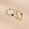 Pulsera de acero de titanio de moda simple europea y americana con diseño clásico de círculo de diamantes y números romanos