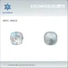 Rhinestones Cuadrados de Cristal K9 Corte Antiguo de 10 mm de Wuzhou, Base Puntiaguda, Forma Irregular, Decoraciones para Uñas, Rhinestones Portátiles para Uñas