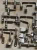 Acero Inoxidable 304 Accesorios para Escaleras Accesorios para Postes Curva en L Colgador de Vidrio Conector de Vidrio No Estándar