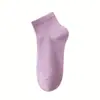 Meias femininas de primavera e outono, meias curtas finas, algodão puro, desodorantes, absorventes de suor, meias esportivas brancas, jk, estudante, cor sólida, meias de algodão, moda