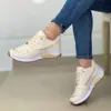 Otoño 2026 Nuevo Color Block Suela Gruesa Ligeros Casual Mocasines Correa Cruzada Casual Zapatos Deportivos Mocasines