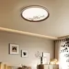 Lámpara de Techo Estilo Song Estético Moderno Chino para Sala de Estar, Comedor, Estudio, Dormitorio, Color Nogal Nuevo 2025