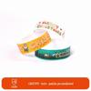 Pulseira descartável personalizada de Natal DuPont Pulseira de papel Atividade de inscrição Cinto de mão Bilhete de admissão para parque de diversões infantil