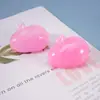 Molde de silicona de espejo de dos conejos de dibujos animados lindos de conejo estéreo con molde de pegamento de cristal DIY de amapola
