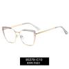 95379 moda Nuevos Gafas para Dama Anti-luz azul sin maquillaje estilo colorido marco doble color espejo óptico se puede equipar con espejo de aumento
