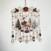 Campanilla de viento navideña de producto nuevo transfronteriza, campanilla de viento pintada de Navidad para atrapar el sol S