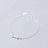 Pulsera de Plata de Ley S925 Hoja de Ginkgo para Mujer Nuevo Estilo 2026 Estilo Bosque Fresco Joyería de Mano Elegante Dulce Retro Pulsera