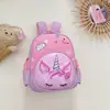 Mochila Escolar para Jardim de Infância Feminina 2024 Nova Desenho Animado Fofo Mochila Escolar Estampada com Proteção para Coluna para Alunos do Ensino Fundamental Mochila Infantil Masculina