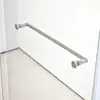 Box de chuveiro com porta de correr interna na cor dourada, aço inoxidável, divisória de banheiro em vidro temperado à prova de explosão, feito sob medida para projetos de hotel em grande quantidade