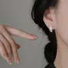 Pendientes de Aro Hueco Comercio Exterior Transfronterizo Estilo Coreano Modernos Exquisitos Pendientes Celebridad de Internet Nuevos Pendientes de Encaje