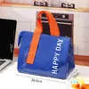 Bolsa Térmica de Perro Salchicha de Dibujos Animados, Gran Capacidad, Bolsa Portátil para el Almuerzo para Oficinistas y Estudiantes, Bolsa Térmica para Lunch de Papel de Aluminio Espesado, Impermeable