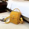 Moda de Primavera Color Block Tendencia Elegante para Mujer 2026 Nylon Simple Bolso de Mano Deportivo Cruzado al Hombro Teléfono Pequeño Bolso Cruzado