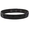 Cuero PU Ecológico Moda Callejera Europea y Americana Estilo Punk Gótico Harajuku Chica Suave Collar Gargantilla Tachonado Clavícula