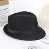 Moda de Verano Elegante Sombrero Jazz de Algodón y Lino Color Sólido para Hombres y Mujeres, Versátil Sombrero Casual de Caballero Británico