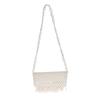 Bolsas Femininas Ins Tendência Novo Estilo Transfronteiriço Bolsa Transversal Moda Feminina Bolsa com Franja de Pérola Bolsa de Ombro Trançada