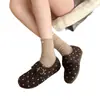 Zapatos Birkenstock de un paso de lana de lunares para mujer, nueva llegada de otoño, hebilla plana, cómodos, versátiles, mocasines casuales